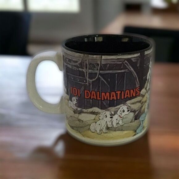 Vintage Walt Disney's "101 Dalmatians" Coffee Mug Ceramic Puppy Cup - Picture 6 of 6